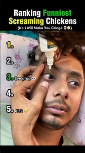 Ranking Funniest Screaming Chickens 😭 #shorts