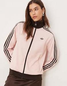 adidas Originals - Veste de survêtement classique - Rose sable et café aurora | ASOS