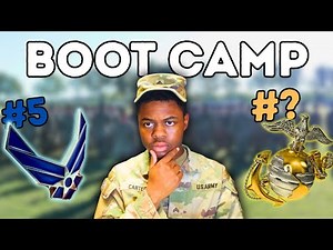 Ranking Every Boot Camp from EASIEST to HARDEST | US Military Basic Trainings