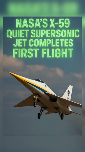 #X59 #NASAAeronautics #supersonic #quiet #firstFlight #spacenews #aviation #aerospace #flighttest
