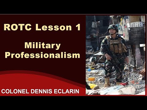 ROTC Lesson 1: The Warrior's Code of Military Professionalism