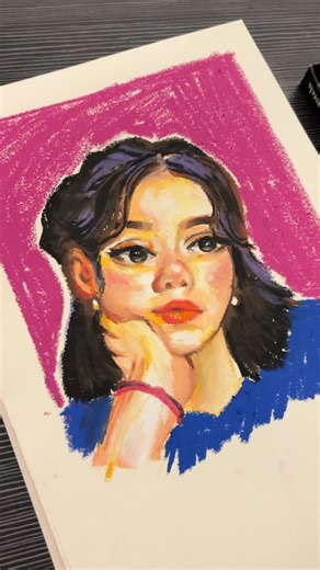 Diksha Rai on Instagram: "Art tutorials be like 🌚🤪 . . #oilpastels #sketchbook #art #reelsviral"