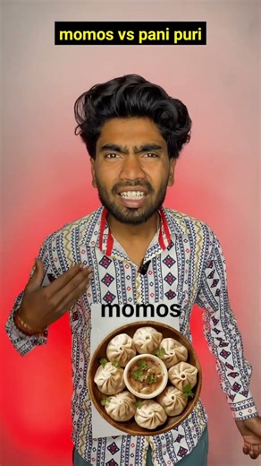 momos vs pani puri#momos #panipuri #comedy #memes