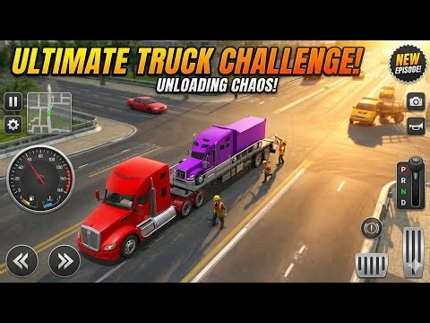 Heavy Truck Transport Game 🚛 | Realistic Truck Simulator Gameplay | Mobile Game