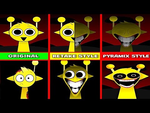 Sprunki Retake Phase 1-8 All New Levels Updated With More Fruit Characters