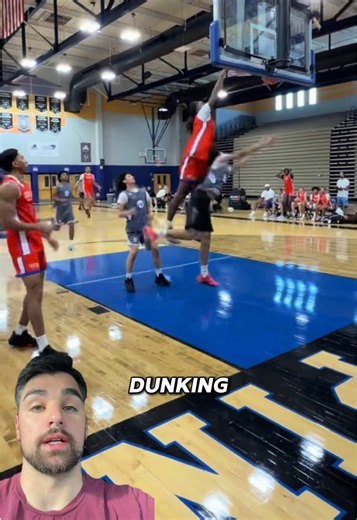How to start dunking! 🚀 #basketball #plyometrics #dunk