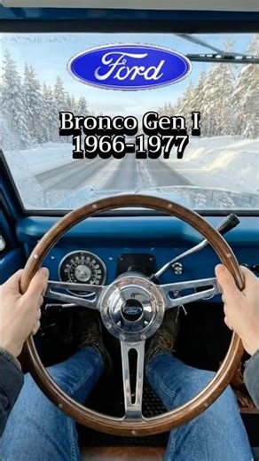 Ford Bronco Interior Evolution 1966-2025