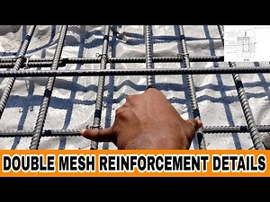 Double mesh reinforcement | double mat slab reinforcement | slab reinforcement details