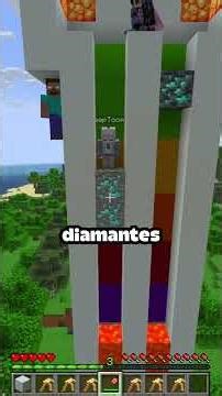 Rare Diamond Tower 😯💎 #minecraftpe #minecraftshorts #minecraftmemes #minecraftespañol