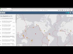 Plotting Earthquakes Real Time USGS