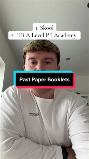 A Level PE Past Paper Question Booklets available now!✍️#alevelpe #ocrpe #aqape