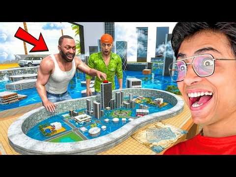 INDIAN BIKE DRIVING 3D Franklin BREAK the TINY CITY😱