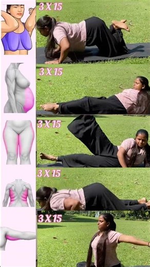 ✨ 5 Exercises for Women | Full Body Shaping Routine 💪🌸 #shorts