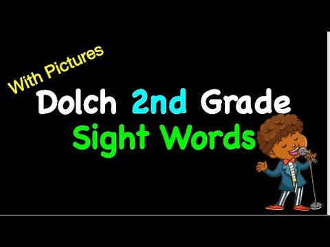 Dolch 2nd Grade Sight Words With PICTURES