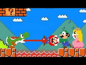 Cat Mario: Super Mario Bros. but Yoshi Eat Everything