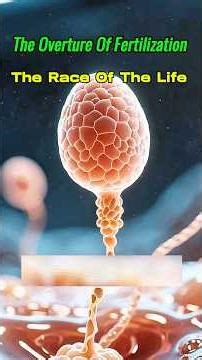 The Race Of The Life The Overture Of Fertilization #biologylearning #conception #baby #humanbiology