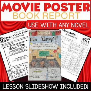 Movie Poster Book Report Activity
