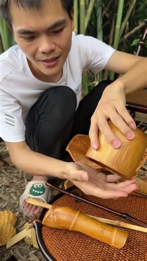 281 感受手工制品背后蕴藏的创意和无限可能。#竹编生活美学 #竹编非遗 #特色竹编