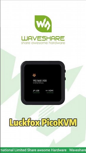 Luckfox PicoKVM,Complete Remote Control from Anywhere,Remotely Reboot & Install OS in HD#kvm