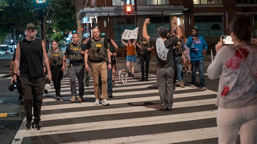 Federal agents set up checkpoint in busy D.C. neighborhood after Trump’s anti-crime directive