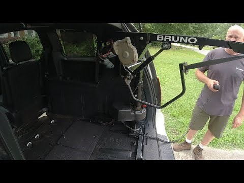 Bruno Curb Side scooter lift install.