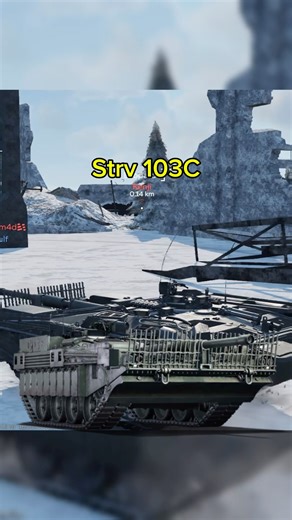 Strv 103C in Warthunder Mobile🇸🇪 #warthunder #warthundermobile #wtm #warthundergameplay
