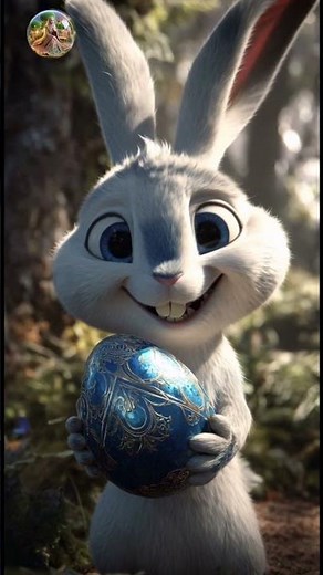 Easter Bunny 彩蛋森林 | Spring Magic 春日的奇迹#aiartwork #animation #youtubeshorts #aiart