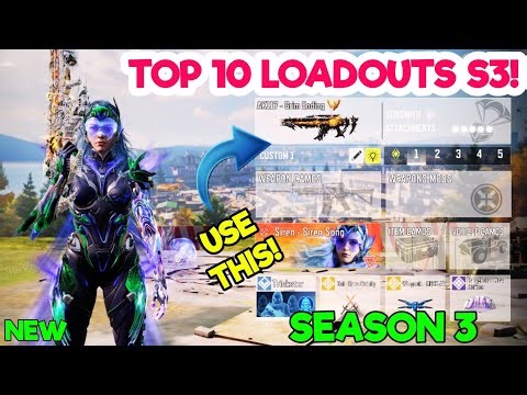 TOP 10 LOADOUTS in SEASON 3 of Cod Mobile | codm br best gunsmith | codm br best guns | codm br tips