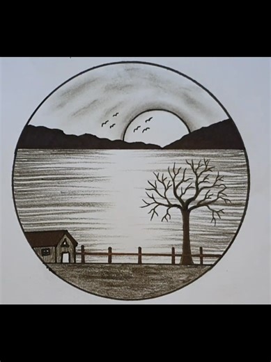 How to Draw an Easy Circle for Scenery