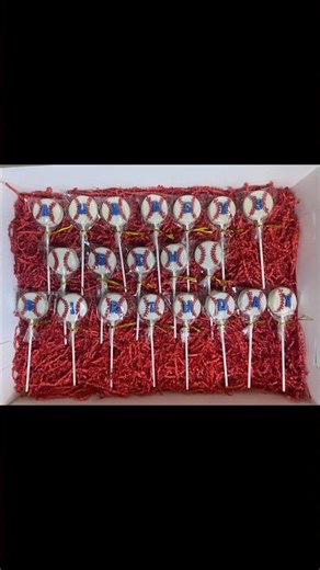 Birthday Baseball Cake Pops ⚾️🎉