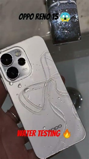 OPPO Reno 15 Water Test 😱 Is It Really Waterproof? #shorts