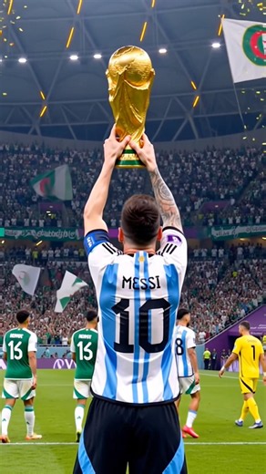 Argentina thắng Algeria với tỷ số 3-0 trong ngày Lionel Messi tỏa sáng rực rỡ. #worldcup
