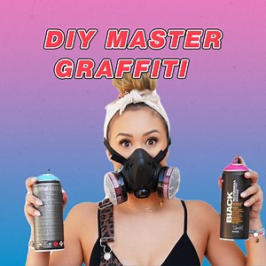 Attempting To Master The Art Of GRAFFITI! 🧱🎨 | LaurDIY