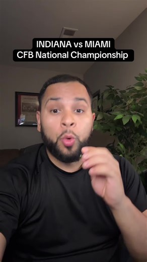 Indiana vs Miami CFB National Championship Game 🔥 College Football Playoffs #indiana #hoosiers #miami #cfb #nationalchampionship