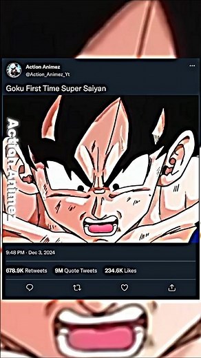 GOKU'S EPIC First Super Saiyan TRANSFORMATION! || #dragonball #dbuniverse #anime