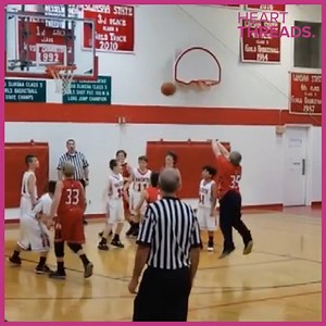Chase Smith is the team manager for his middle school basketball team. He also has Down syndrome. When he got his chance to enter a game, he made his first career basket in an emotional moment for his family and the crowd. via HeartThreads | WWLTV