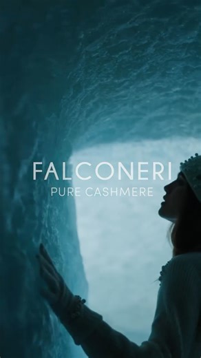 Falconeri - Luxury Italian Cashmere | Enter the ice cave. Discover our Limited Edition collection — where refined silhouettes and sparkling textures meet the serenity of snow.... | Instagram