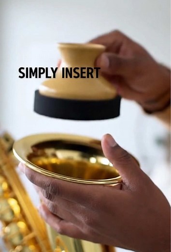 Neighbor-friendly saxophone practice is here! The ABS alto mute reducer is a simple, effective silencer that's easy to insert and remove. Durable material keeps its shape for reliable, non-disturbing play anytime. #SaxSilencer #AltoSaxAccessories #QuietPractice #SaxophoneAccessory #NonDisturbing