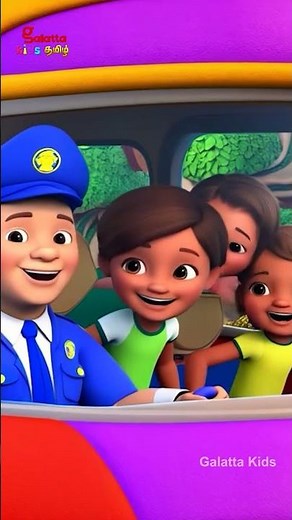பாம் பாம் பேருந்து - Dino Tour Song | Tamil Nursery Rhymes for Children | Galatta Kids | Shorts
