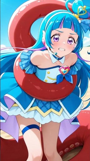 タコさんに拘束されるキュアウインク#プリキュア #precure #キミとアイドルプリキュア #キミプリ