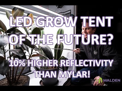 Active Grow White PEVA Walden Grow Tents Vs. Black Mylar Grow Tents: Complete LED Grow Tent Kit