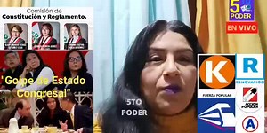 64K views · 2.8K reactions | EDITORIAL 5TO PODER CON LUZ BAZALAR 1RA PARTE. "GOLPE DE ESTADO CONGRESAL" EL FUJIMORISMO CON PATRICIA JUAREZ Y SUS ALIADOS COMO ADRIANA TUDELA QUIEREN EL PODER Y SUS ARMAS SON LA LEY DE INTERPRETACIÓN AUTÉNTICA DE LA CUESTIÓN DE CONFIANZA . | 5TO PODER | Facebook