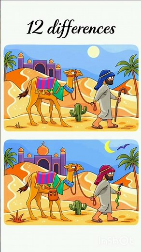 Find 12 Differences | Fun Puzzle Game for Kids & Adults 🧠🎨