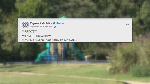 Virginia’s new missing child alert system shows early success