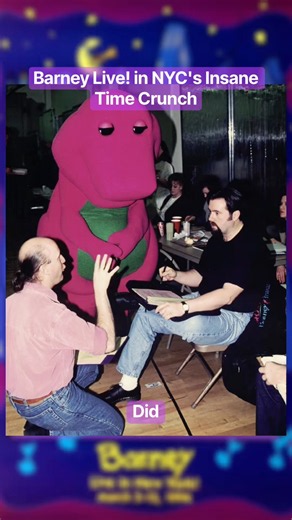 Barney Live! in NYC's Insane Time Crunch