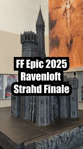Bez Zástěny on Instagram: "D&D Epic 2025, 3d Printed Castle Ravenloft Event on Festival Fantazie. Finale with Strahd #dnd #dnd5e #dungeonsanddragons #ttrpg #dndmoments #czechdnd #fyp #curseofstrahd #ravenloft #3Dprint #3dprintedterrain #dndterrain #dndterrainbuilding #ttrpgaccessories #3dprintdnd #wargaming #wargamingterrain #dndminiatures #dndminis #5e #castle #strahd #barovia #vampirelord"