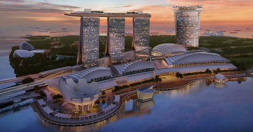 55-storey hotel tower, 15,000-seat arena & other developments at Marina Bay set to open in Q1 2031