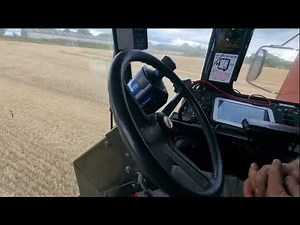 agOpenGPS and Trimble EZ Steer 250 motor with a Case 1680 combine