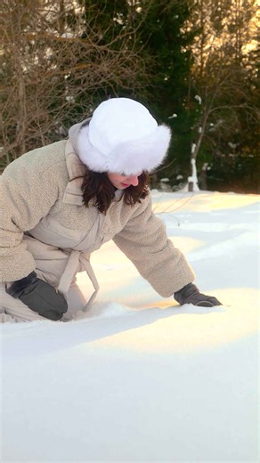 Snow-white girl survives in icy cold forest