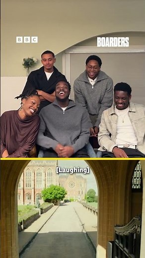 Boarders cast watch the final scene of series 5 - PART 1 - BBC